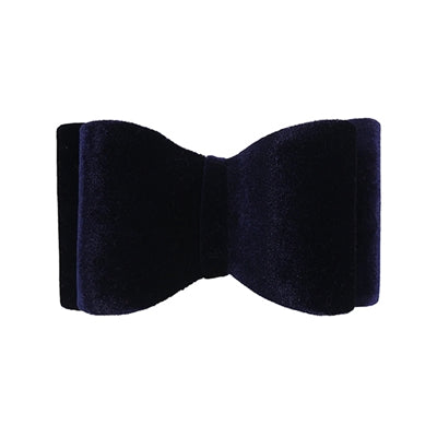 CUPID & COMET LUXURY VLINDERSTRIK FLUWEEL BLAUW