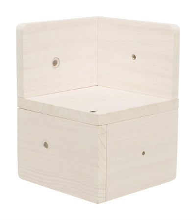 Trixie Muurelement 3 Voor Muurlandschap Voor Hoek Wit 16X16X21 CM