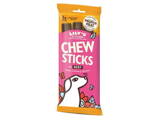 Lily's Kitchen Chew Sticks With Beef 120 GR 3 ST