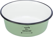 Trixie Voerbak Drinkbak Emaille / Rvs Groen