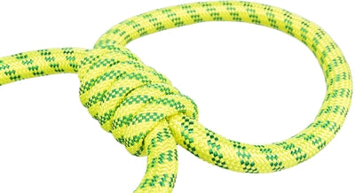 Trixie Aquatoy Touw Trekspeeltje Ringen Polyester Geel / Groen 42 Cm 3 St