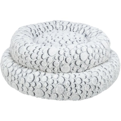 Trixie Kattenmand Mila Rond Pluche Wit / Grijs