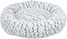 Trixie Kattenmand Mila Rond Pluche Wit / Grijs