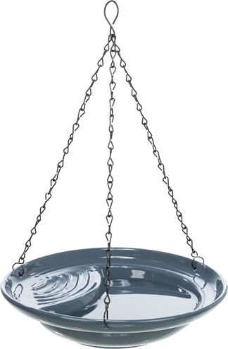 Trixie Vogeldrinkschaal Hangend Keramiek Blauw 26X26 CM 550 ML