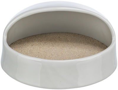 Trixie Zandbad Degoes/Hamsters Keramiek Grijs 20X16X10 CM 3 ST