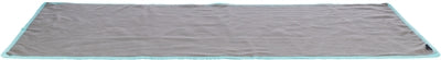 Trixie Fleece Deken Uitloopruimtes En Knaagdierkooi Grijs / Turquoise 140X100 CM