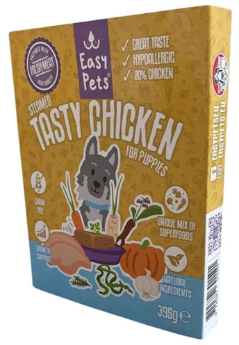 Easypets Freshly Steamed Tasty Chicken For Puppies 395 GR