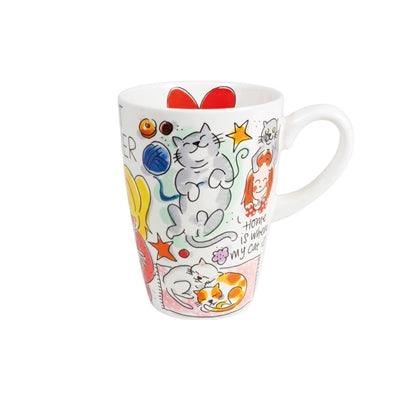 Blond Amsterdam Mok Cat Lover Xl 0,5 LTR 9X9X13,5 CM