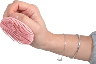 ZOLUX ANAH BORSTEL ROND RUBBER ROZE