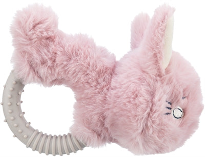 Trixie Pluche Haas Met Tpr Ring Voor Puppy 27 CM