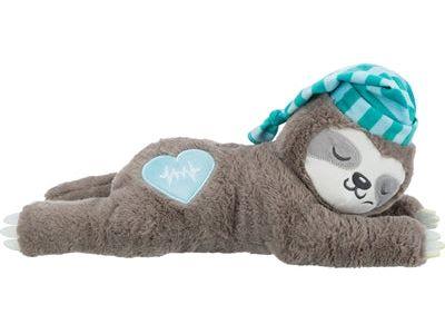 Trixie Pluche Luiaard Grijs Met Heartbeat Voor Puppy 34 CM