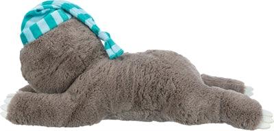 Trixie Pluche Luiaard Grijs Met Heartbeat Voor Puppy 34 CM