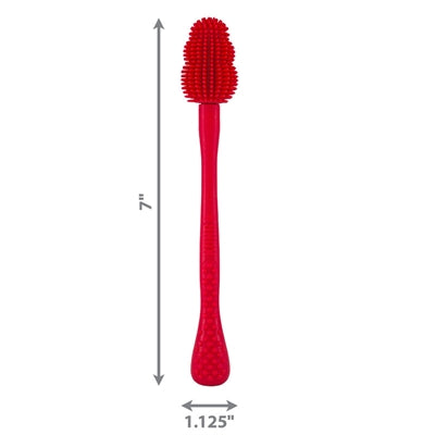 KONG BRUSH SCHOONMAAKBORSTEL ROOD