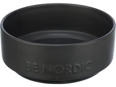 Trixie Be Nordic Voerbak Hond Keramiek / Rubber Zwart 18 CM 