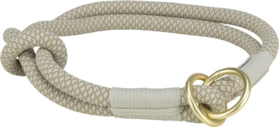 Trixie Halsband Hond Soft Half-Slip Grijs / Lichtgrijs 30X0,6 CM