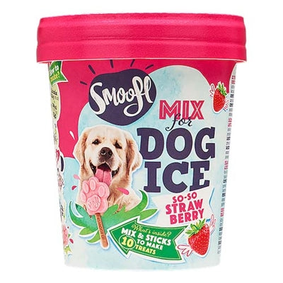 Smoofl Ijsmix Voor Honden Aardbei 160 GR