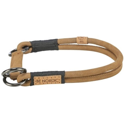 Trixie Be Nordic Halsband Hond Half-Slip Leer Bruin 45X0,8 CM