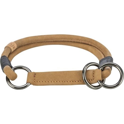 Trixie Be Nordic Halsband Hond Half-Slip Leer Bruin 45X0,8 CM