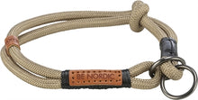 Trixie Be Nordic Halsband Hond Half-Slip Zand / Zwart