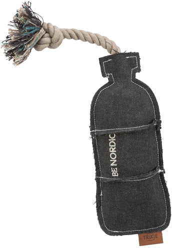 Trixie Be Nordic Hondenspeelgoed Fles Aan Touw Stof 37 CM 3 ST