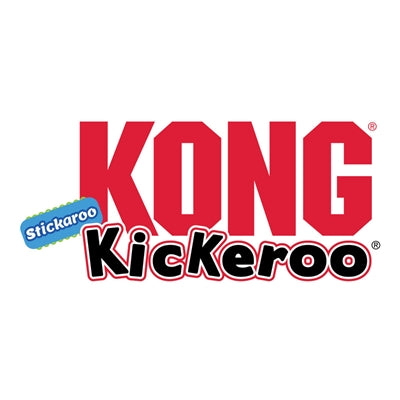 KONG KICKEROO STICKEROO MET KREUKGELUID EN CATNIP BLAUW
