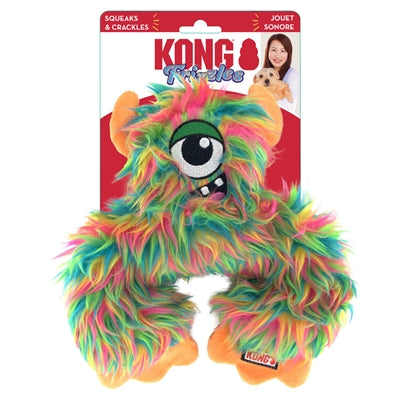 KONG FRIZZLE FRAZZLE MET PIEP EN KREUKELGELUID VERSTEVIGD