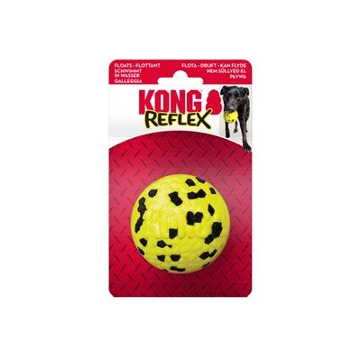 KONG REFLEX BAL GEEL