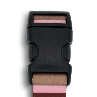 Morso Halsband Hond Gerecycled Skyline Rood / Roze 30-42X1,5 CM