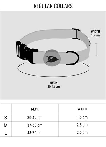 Morso Halsband Hond Gerecycled Jungle Drum Oranje 43-70X2,5 CM