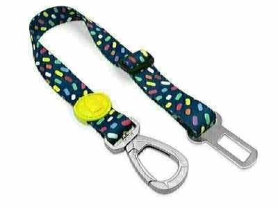 Morso Honden Autogordel Gerecycled Color Invaders Paars 40-65X2,5 CM TOT 80 KG