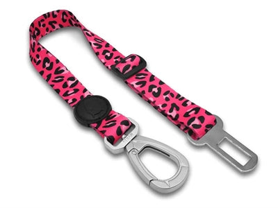 Morso Honden Autogordel Gerecycled Bubble Leo Roze 40-65X2,5 CM TOT 80 KG