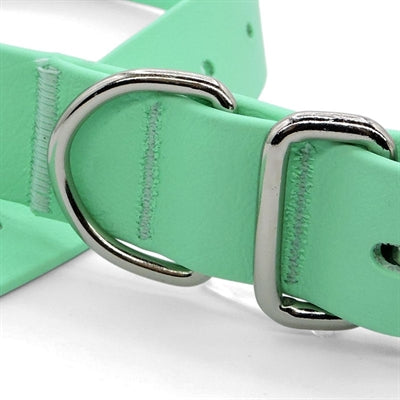 Morso Halsband Hond Waterproof Gerecycled Carribean Green Groen 33-41X1,5 CM