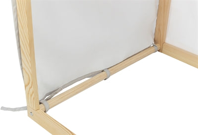 TRIXIE HONDENMAND TENT LIAS HOUT ZAND / BLAUW 88X61X89 CM