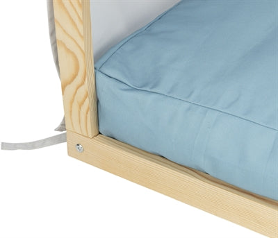 TRIXIE HONDENMAND TENT LIAS HOUT ZAND / BLAUW 88X61X89 CM