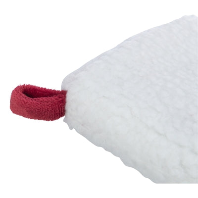 TRIXIE XMAS KERSTSOK PLUCHE ROOD / WIT