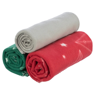 TRIXIE XMAS LUCIANO FLEECE DEKEN ASSORTI