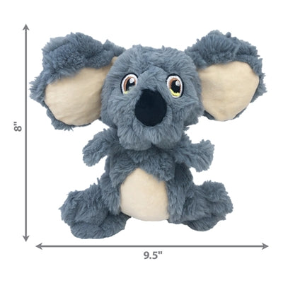 KONG SCRUMPLEZ KOALA PLUCHE MET PIEP GRIJS