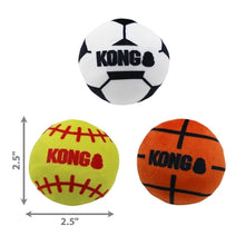 KONG CAT SPORT BALLS MET CATNIP ASSORTI