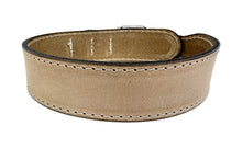 Sazzz Halsband Hond Boho Vintage Leer Beige 32-39X3 CM