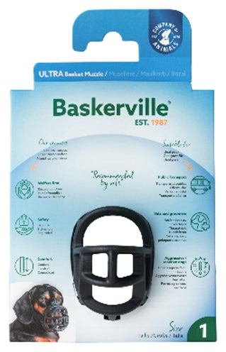 Baskerville Ultra Muzzle Muilkorf NR 1