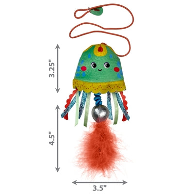 KONG CAT TEASER JELLYFISH ASSORTI