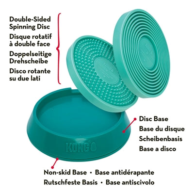 KONG LICKS SPINZ TEAL GROENBLAUW