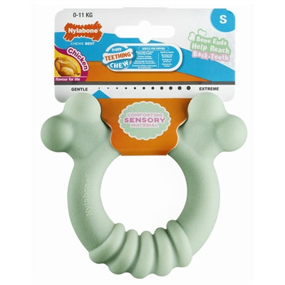 Nylabone Puppy Tactile Ring Kipsmaak SMALL TOT 11 KG