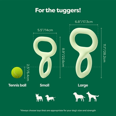 Earth Rated Tug Toy Rubber 28X14X14 CM