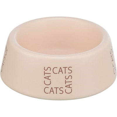 Trixie Voerbak / Drinkbak Kat Cats Keramiek Roze 150 ML 12 CM