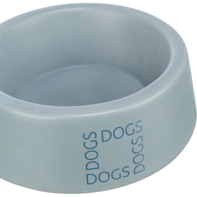 Trixie Voerbak / Drinkbak Hond Dogs Keramiek Grijsblauw 1 LTR 20 CM