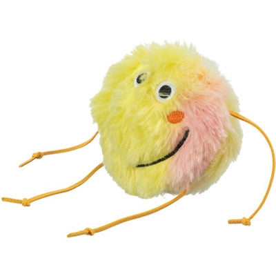 Trixie Monster Pluche Met Catnip Oranje / Geel 10 CM