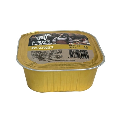 Freds Kuipje Hond Puur Gevogelte 9X300 GR