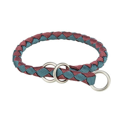 Trixie Halsband Hond Cavo Halfslip Sangria / Petrol 47-55X1,8 CM