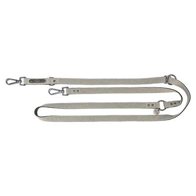 Trixie Hondenriem Citystyle Verstelbaar Katoen Lichtgrijs 200X2 CM